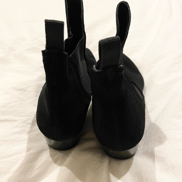 New Zara Woman suede Chelsea ankle boots sz 39 - Picture 4 of 13